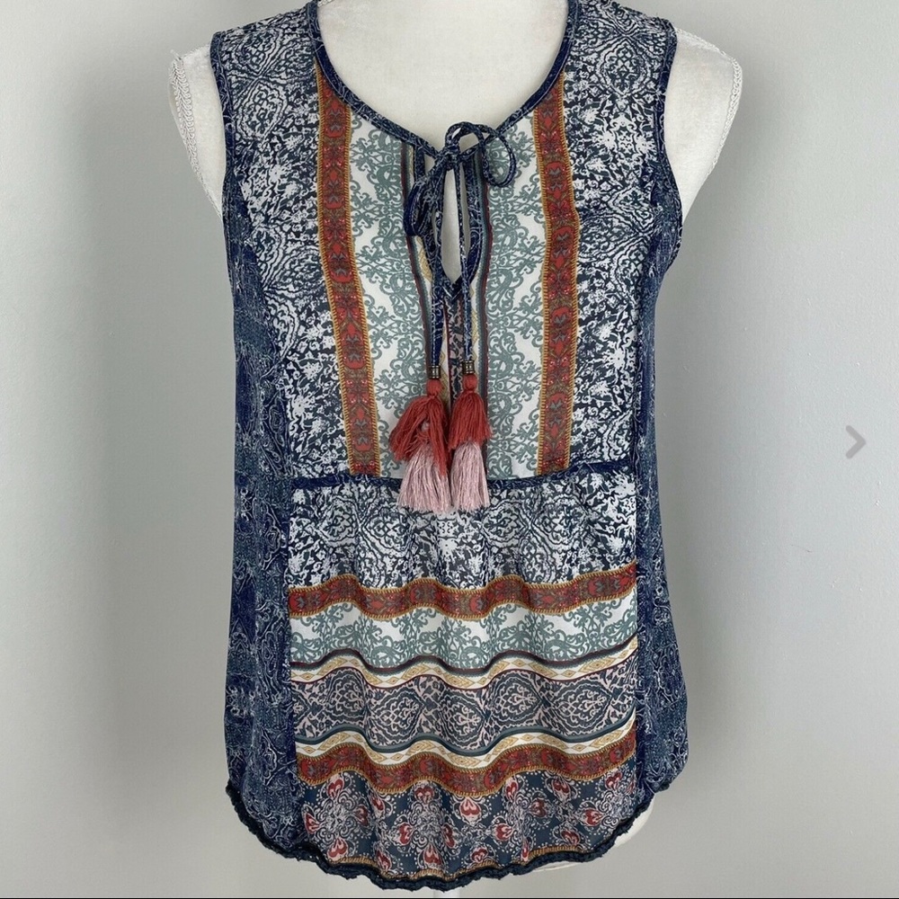 NWOT Knox Rose Bohemian Sleeveless Top